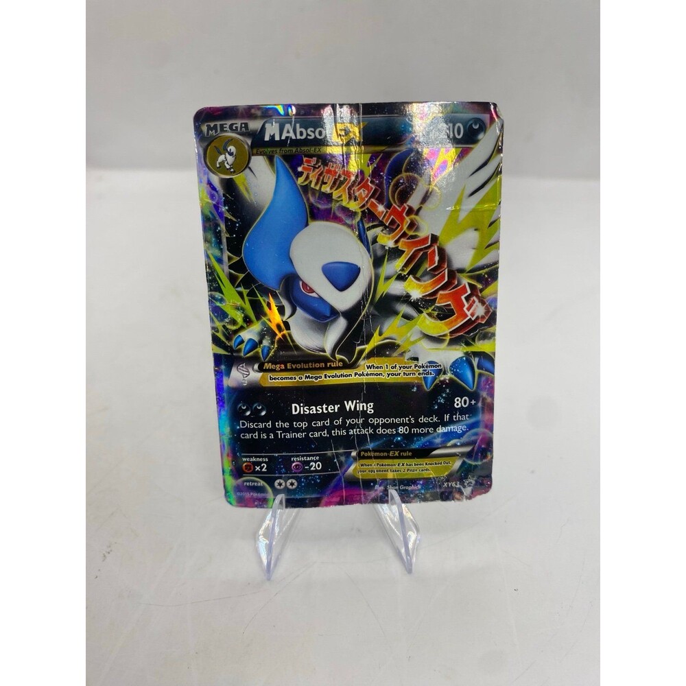 M Absol EX XY63 Xy Promos Holo DAMAGED